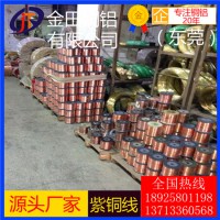 高精度t1紫铜线-t3耐冲击紫铜线，t8大直径紫铜线