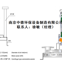 地埋式设备安装自吸式潜水曝气机自重定位；噪音小