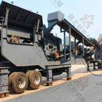 混凝土块移动破碎站工作原理