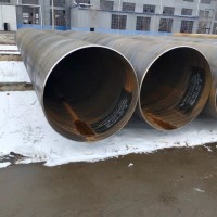 乌海大口径国标螺旋钢管 L245 内外环氧涂塑钢管 钢套钢管