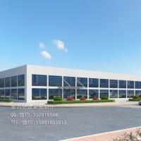 临沂建筑规划工程效果图制作|景观绿化|彩钢房|工厂效果图设计