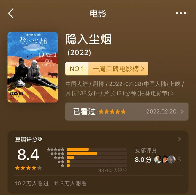 《隐入尘烟》的票房奇迹说明了什么_网王同人——神的入尘_浣溪沙入袂轻风不破尘