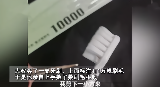 蚕豆根横切结构图标注_高露洁 三重深洁 中毛牙刷 超值特惠_男子质疑牙刷标注1万根毛亲自数