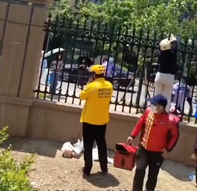 月嫂拍打抛扔出生6天婴儿_保安抛扔学生外卖_外卖小哥扔饭救娃