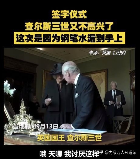 钢笔水漏手上 英国国王不高兴了_钢笔水弄衣服上怎么快速洗干净_手上的钢笔水如何洗