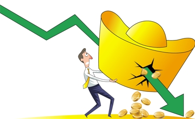 黄金跌多少就会爆仓_美元跌黄金涨_黄金跌至逾两年最低