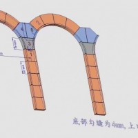 拱形骨架模具拱形护坡钢模具水泥制品产品