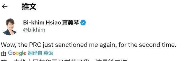 萧美琴被制裁_萧美琴与王廷升_萧美琴 王廷升