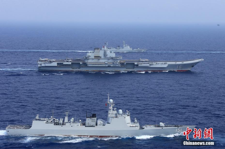 辽宁舰山东舰海南舰共庆建党百年_山东舰与辽宁舰对比_山东舰首次远海训练
