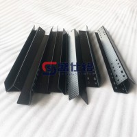 碳纤维异形件碳纤维L角加工 碳纤维机器人配件