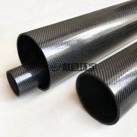 碳纤维大口径管加工 斜纹平纹高强度碳纤维管
