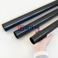 可定制亮光哑光碳纤维管 高强度拉挤工艺碳纤维管