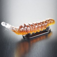 河间华企吹制冬虫夏草酒瓶高硼硅玻璃工艺酒瓶高档酒瓶厂家