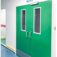 电动平开门门体表面光滑易清洁的特点