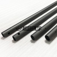 碳纤维圆管（带孔款）高强度  易安装 工业结构件减重优选