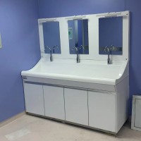 高分子洗手池 单人多人位刷手池 感应式刷手槽