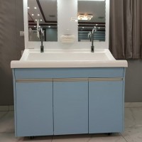 高分子洗手池  感应式鹅颈水龙头