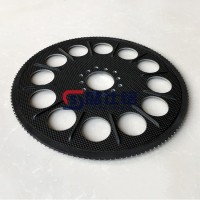 碳纤维剑轮 质感细腻 精密成型 耐磨损工业配件