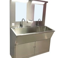 医用不锈钢脚踏式洗手池