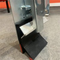 输送带防溢裙板双密封y型 挡煤皮子  配套夹持器整套供应