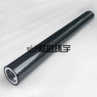 碳纤维空心辊筒定制 辊轴基材加工 轻质高强低膨胀