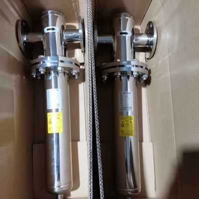 负压管道除菌过滤器 真空泵排气口除菌装置 排气口除菌过滤器