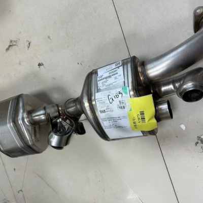 保时捷911前消音器 991排气管 三元催化 氧传感器